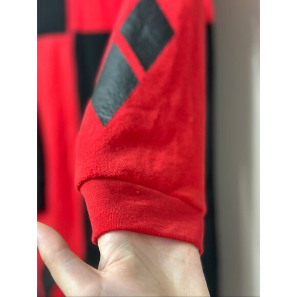 DC Comics Classic Harley Quinn Kigurumi Union Suit Onesie One-Piece Costume PJs - Picture 3 of 13